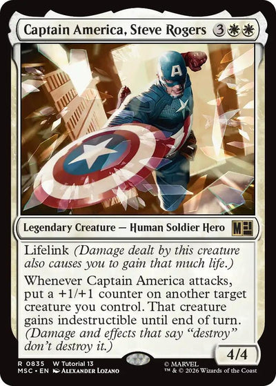 Captain America, Steve Rogers (0835) (835) (Marvel Super Heroes)
