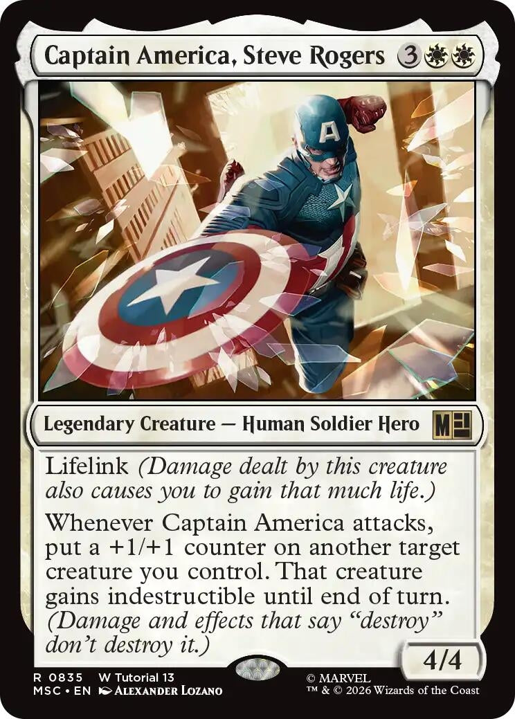 Captain America, Steve Rogers (0835) (835) (Marvel Super Heroes)