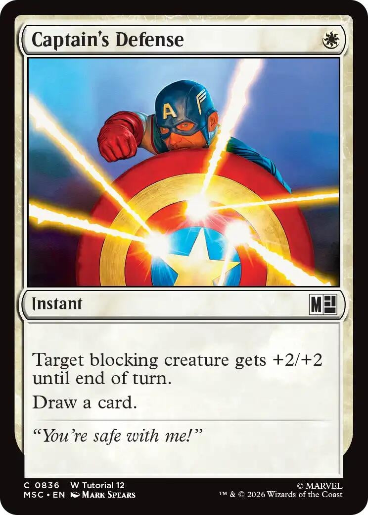 Captain's Defense (0836) (836) (Marvel Super Heroes)