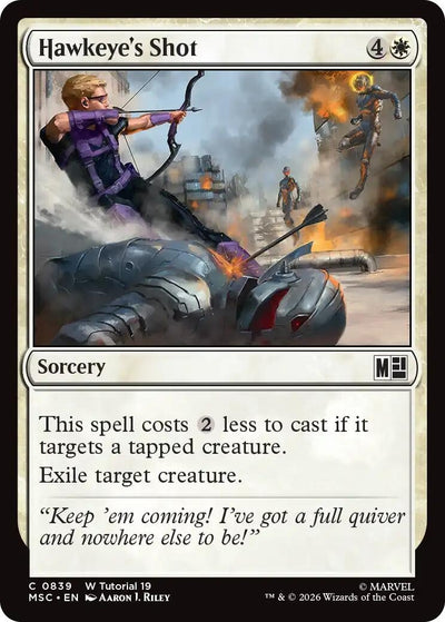 Hawkeye's Shot (0839) (839) (Marvel Super Heroes)