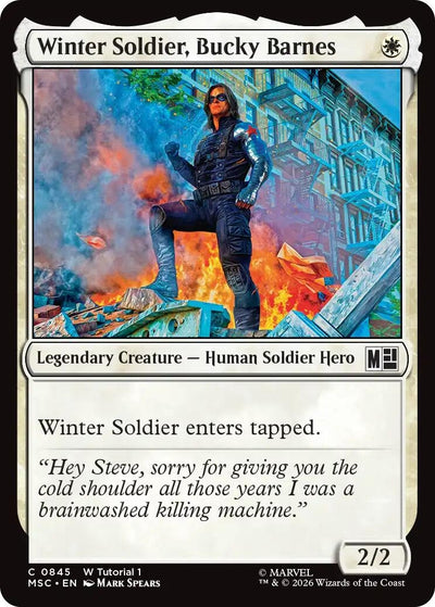 Winter Soldier, Bucky Barnes (0845) (845) (Marvel Super Heroes)