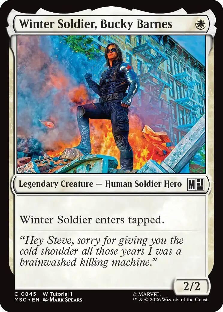 Winter Soldier, Bucky Barnes (0845) (845) (Marvel Super Heroes)
