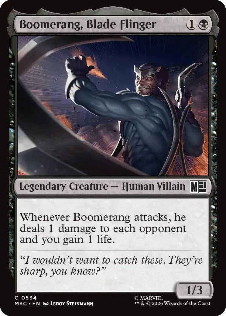 Boomerang, Blade Flinger (534) (Marvel Super Heroes)