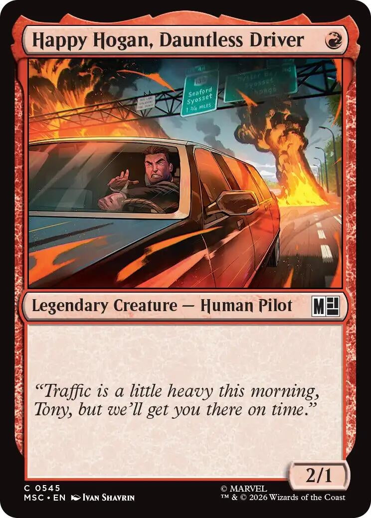 Happy Hogan, Dauntless Driver (0545) (545) (Marvel Super Heroes)
