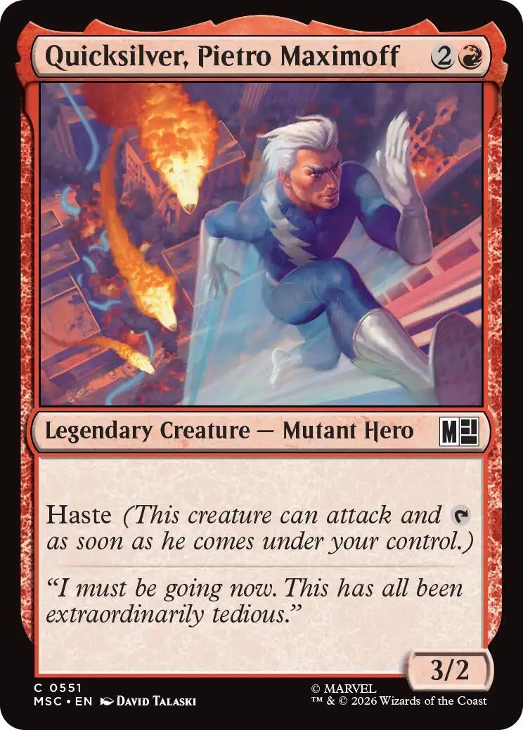 Quicksilver, Pietro Maximoff (0551) (551) (Marvel Super Heroes)