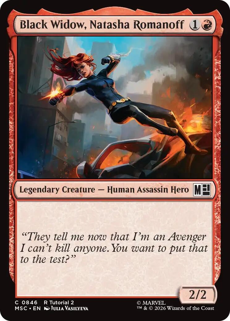 Black Widow, Natasha Romanoff (0846) (846) (Marvel Super Heroes)