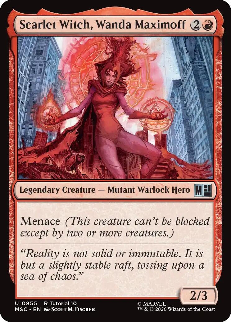 Scarlet Witch, Wanda Maximoff (0855) (855) (Marvel Super Heroes)