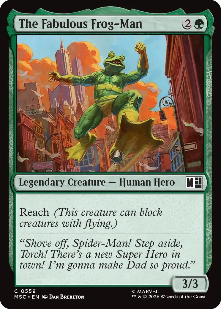 The Fabulous Frog-Man (559) (Marvel Super Heroes)