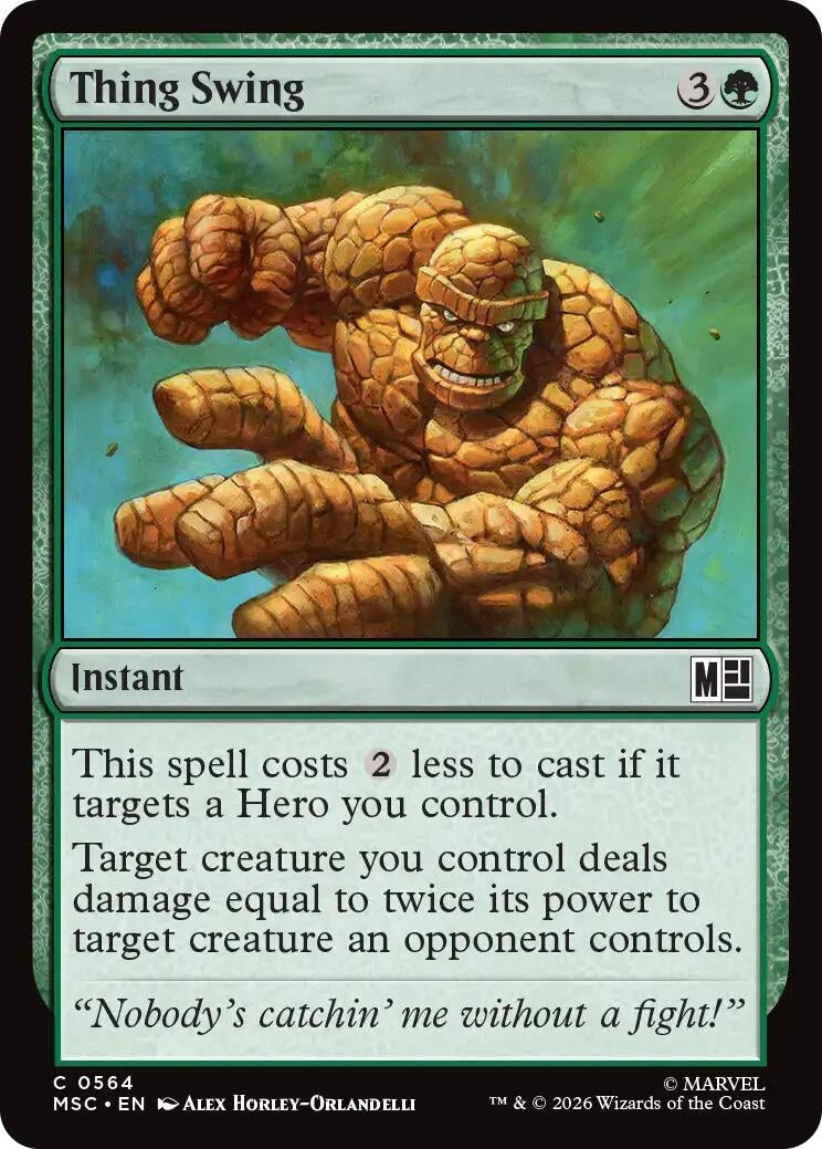 Thing Swing (564) (Marvel Super Heroes)