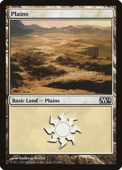 Plains (233) (233) (Magic 2014 (M14))