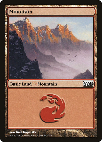Mountain (244) (244) (Magic 2014 (M14))