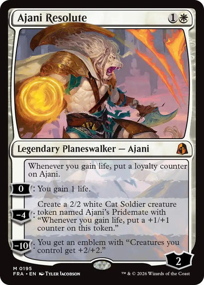 Ajani Resolute (195) (Reality Fracture) (FRA)