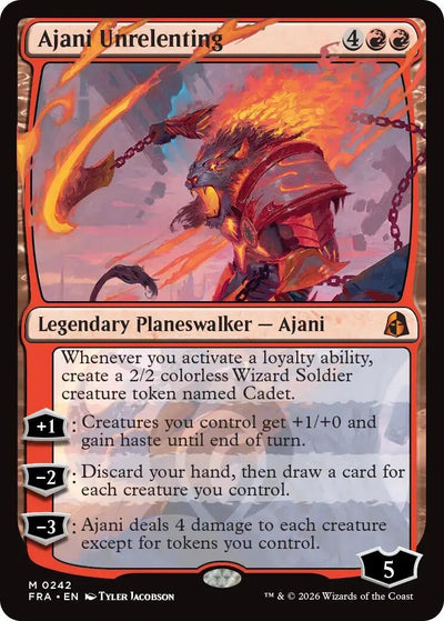 Ajani Unrelenting (242) (Reality Fracture) (FRA)