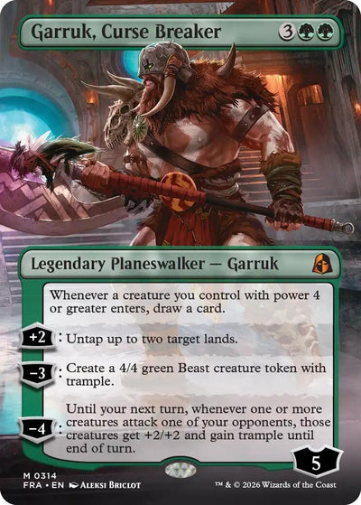 Garruk, Curse Breaker (Borderless) (314) (Reality Fracture) (FRA)