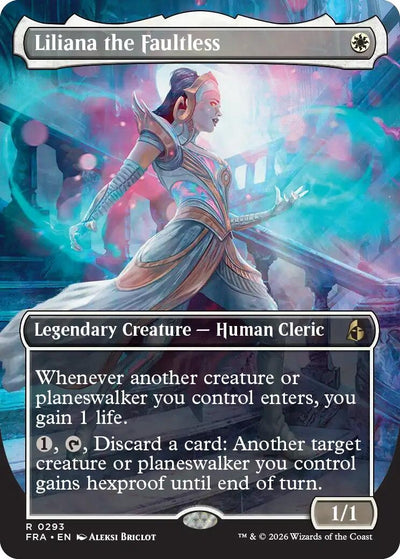 Liliana the Faultless (Borderless) (293) (Reality Fracture) (FRA)