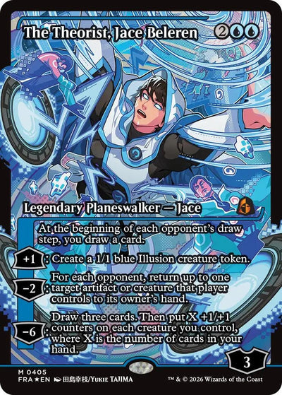 The Theorist, Jace Beleren (Showcase) (405) (Reality Fracture) (Foil) (FRA)