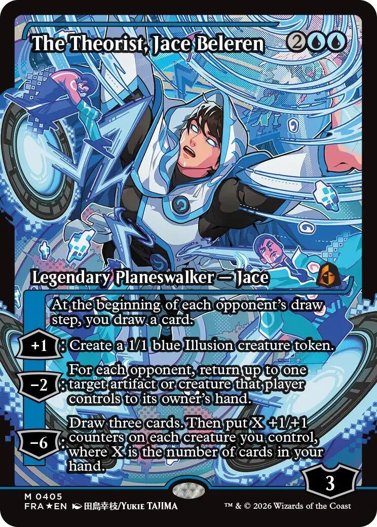 Image for The Theorist, Jace Beleren (Showcase) (405) (Reality Fracture) (Foil) (FRA) - Magic: The Gathering