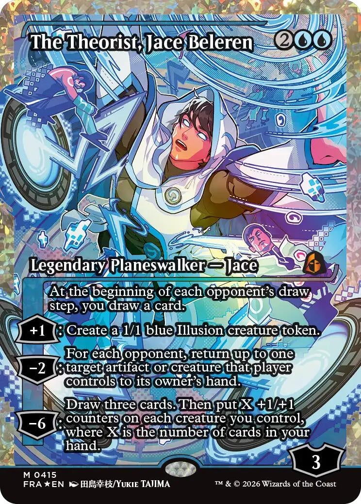 Image for The Theorist, Jace Beleren (Showcase) (Fracture Foil) (415) (Reality Fracture) (Foil) (FRA) - Magic: The Gathering