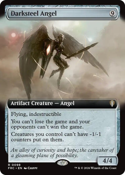 Darksteel Angel (Extended Art) (98) (Commander: Reality Fracture)