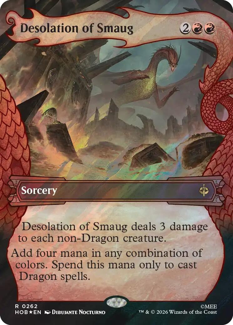 Image for Desolation of Smaug (Showcase) (Surge Foil) (262) (The Hobbit) (Foil) (HOB) - Magic: The Gathering