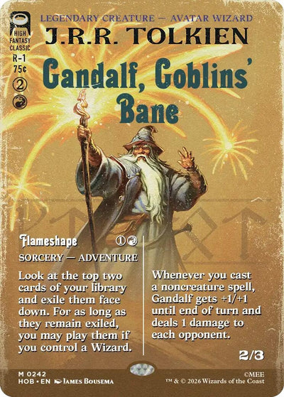 Gandalf, Goblins' Bane (Borderless) (242) (The Hobbit) (HOB)