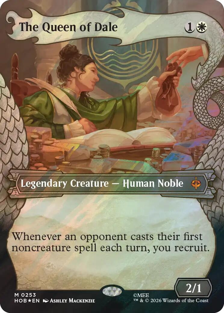 Image for The Queen of Dale (Showcase) (Surge Foil) (253) (The Hobbit) (Foil) (HOB) - Magic: The Gathering