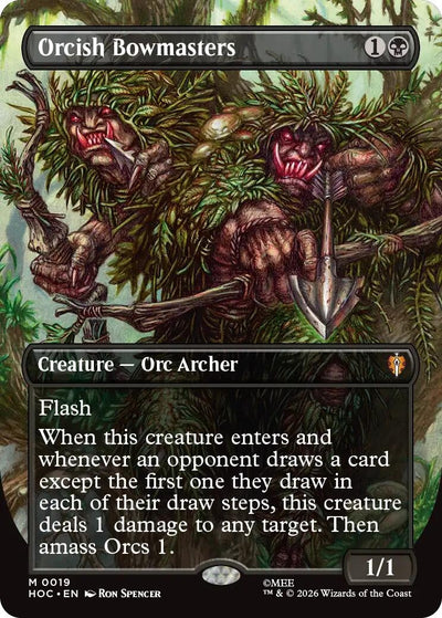 Orcish Bowmasters (Borderless) (19) (The Hobbit: Eternal-Legal) (HOC)