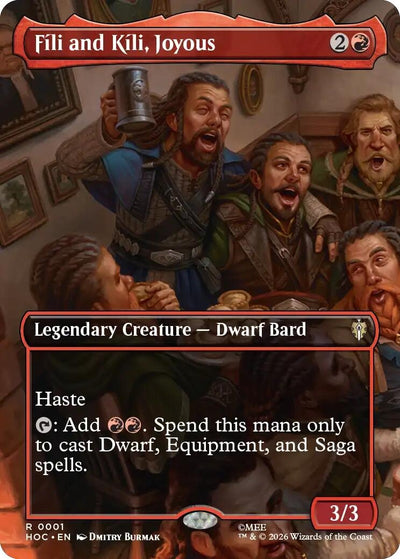 Fili and Kili, Joyous (Borderless) (1) (The Hobbit: Eternal-Legal) (HOC)