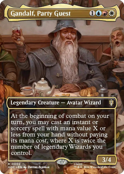 Gandalf, Party Guest (Borderless) (2) (The Hobbit: Eternal-Legal) (HOC)
