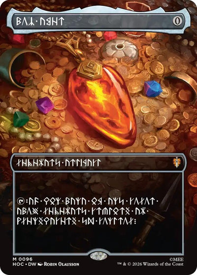 Mox Amber (Borderless) (Dwarvish) (96) (The Hobbit: Eternal-Legal) (HOC)
