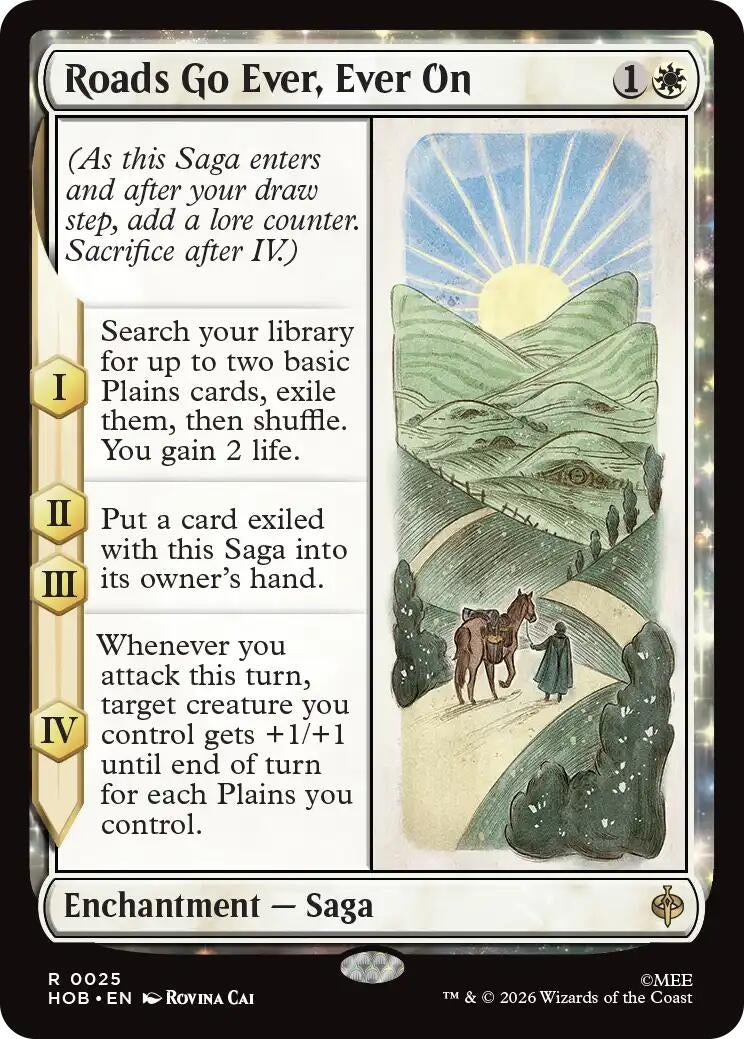 Roads Go Ever, Ever On (25) (The Hobbit) (Foil)