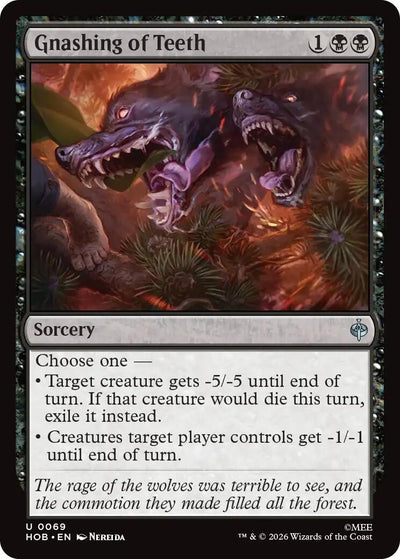Gnashing of Teeth (69) (The Hobbit) (Foil)
