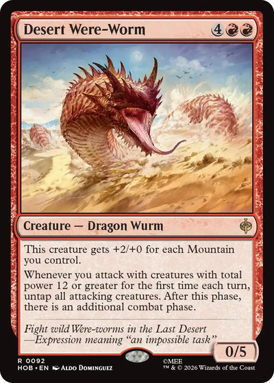Desert Were-Worm (92) (The Hobbit) (HOB)
