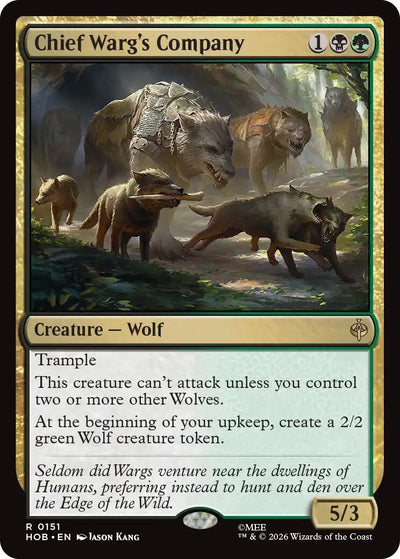 Chief Warg's Company (151) (The Hobbit) (HOB)