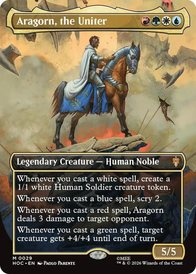 Aragorn, the Uniter (Borderless) (29) (The Hobbit: Eternal-Legal) (HOC)