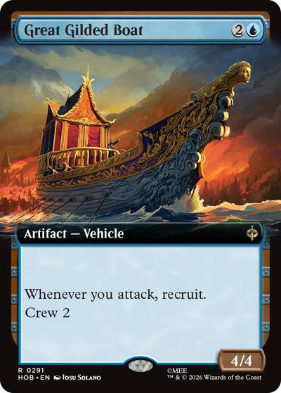 Great Gilded Boat (Extended Art) (291) (The Hobbit) (HOB)