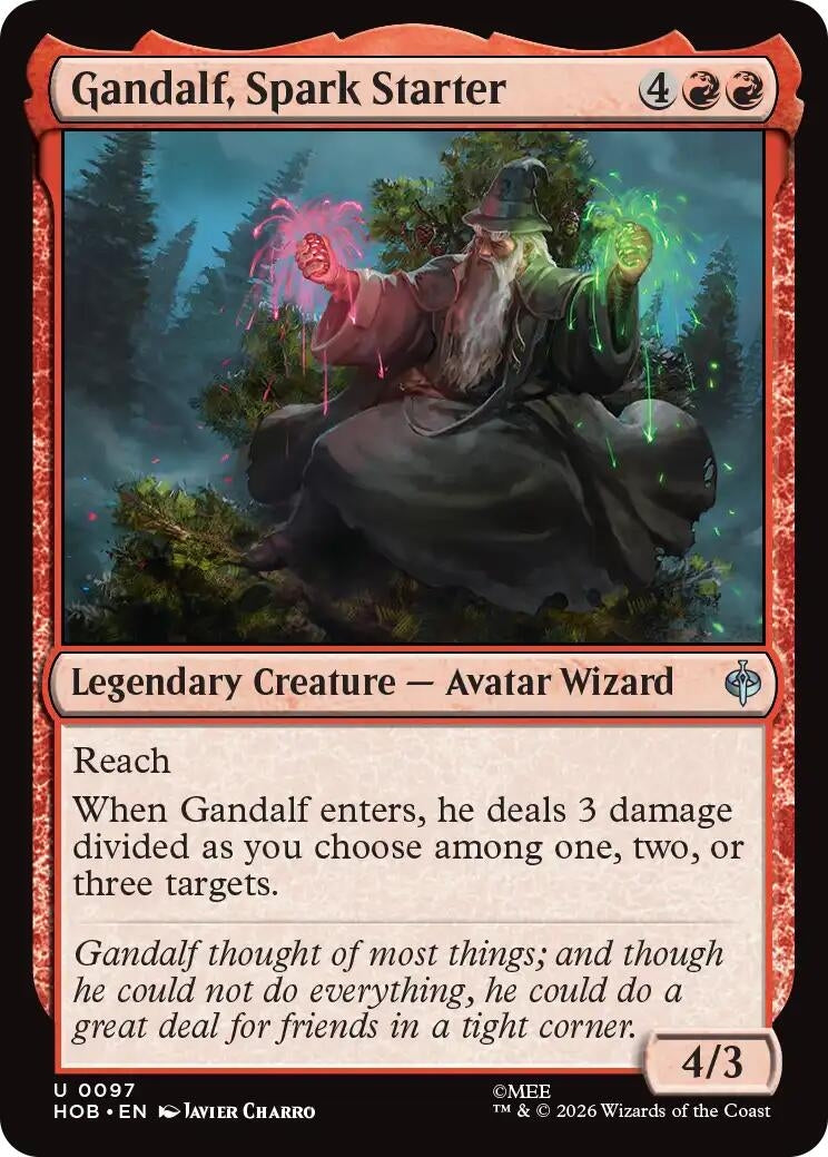 Gandalf, Spark Starter (97) (The Hobbit) (Foil)
