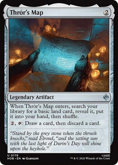 Thror's Map (179) (The Hobbit) (Foil)