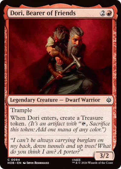 Dori, Bearer of Friends (94) (The Hobbit)