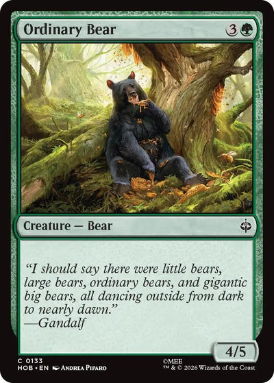 Ordinary Bear (133) (The Hobbit) (HOB)