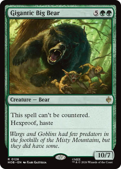 Gigantic Big Bear (126) (The Hobbit)