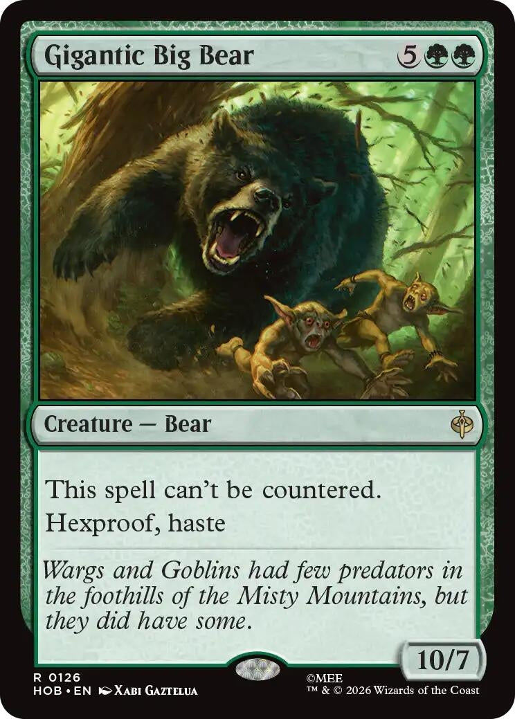 Gigantic Big Bear (126) (The Hobbit)