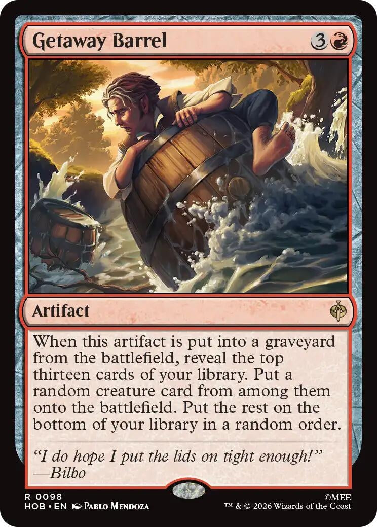 Getaway Barrel (98) (The Hobbit)