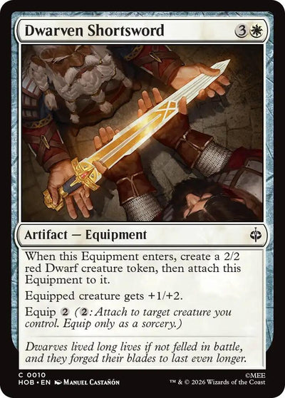 Dwarven Shortsword (10) (The Hobbit) (Foil)