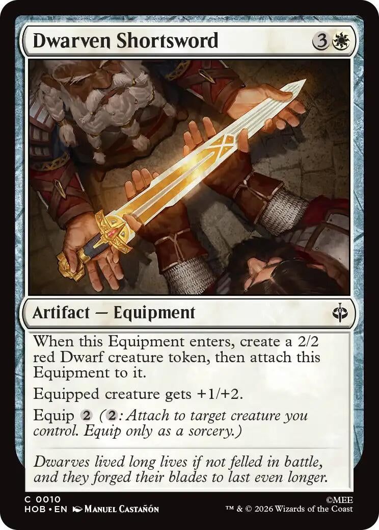 Dwarven Shortsword (10) (The Hobbit) (Foil)