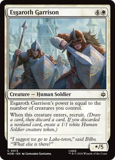 Esgaroth Garrison (13) (The Hobbit) (Foil)