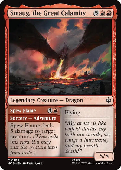 Smaug, the Great Calamity (109) (The Hobbit) (Foil)