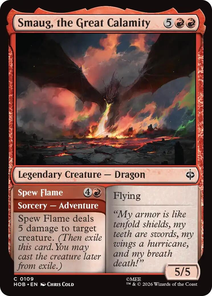Smaug, the Great Calamity (109) (The Hobbit) (Foil)