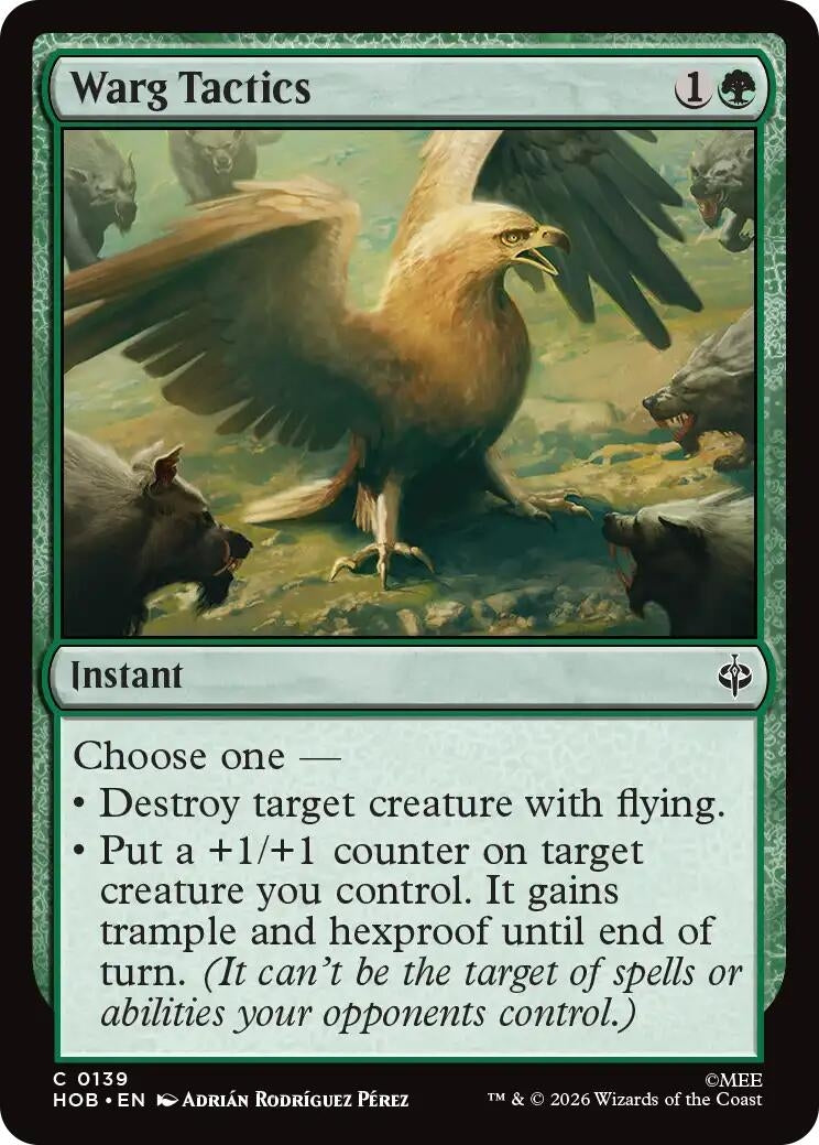 Warg Tactics (139) (The Hobbit) (Foil)