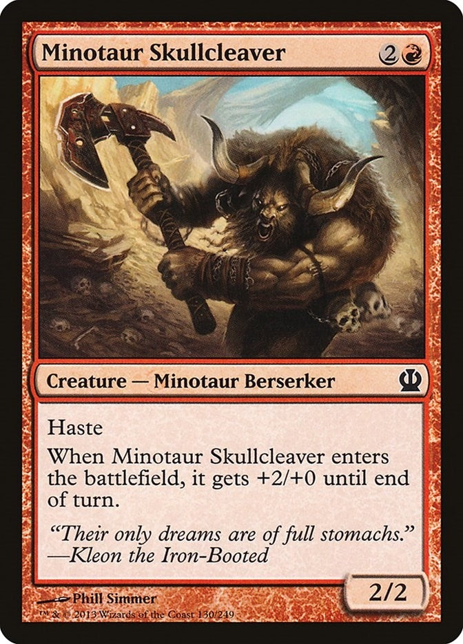 Minotaur Skullcleaver (130) (Theros)